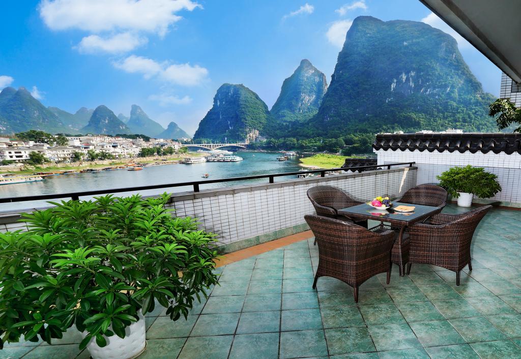 Green Lotus Hotel River View Yangshuo Exterior foto